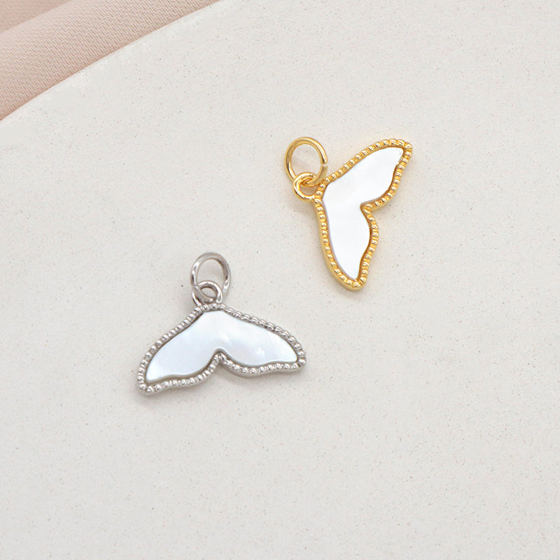 Fashion Design Customized Wholesale Gold Plated Chain Brass Chain Newest Jewelry Various Shell Charm Pendant Necklace