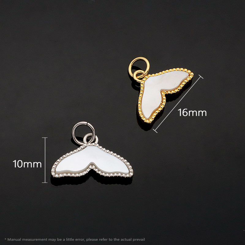 Fashion Design Customized Wholesale Gold Plated Chain Brass Chain Newest Jewelry Various Shell Charm Pendant Necklace