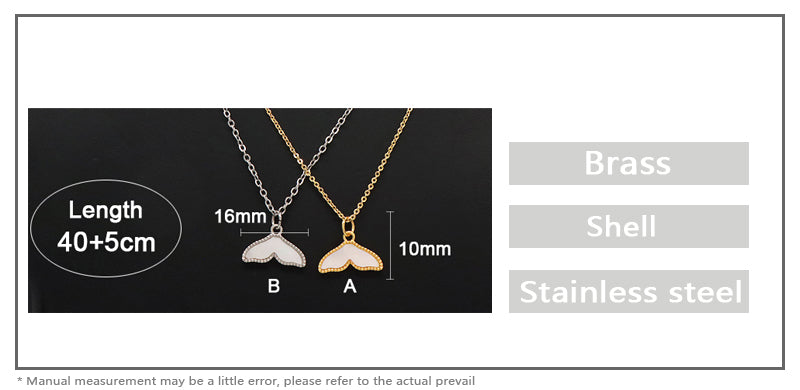 Fashion Design Customized Wholesale Gold Plated Chain Brass Chain Newest Jewelry Various Shell Charm Pendant Necklace