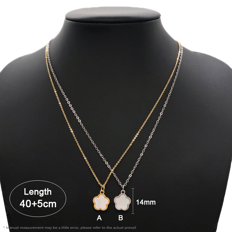 Custom New Manufacture Factory Shell Pendant Jewelry Gold Plated Stainless Steel Chain Natural Shell Pendant For Necklace