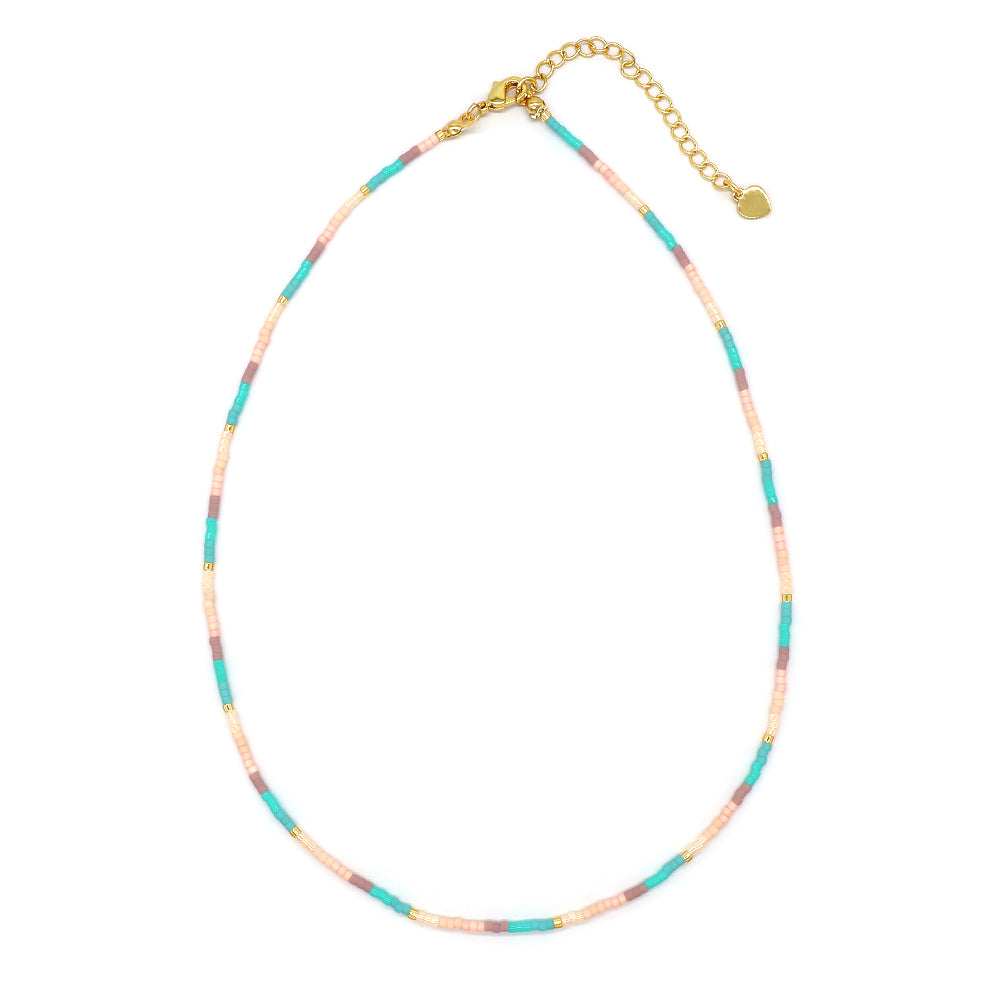 Custom Colour Mixture Miyuki Beads Necklace