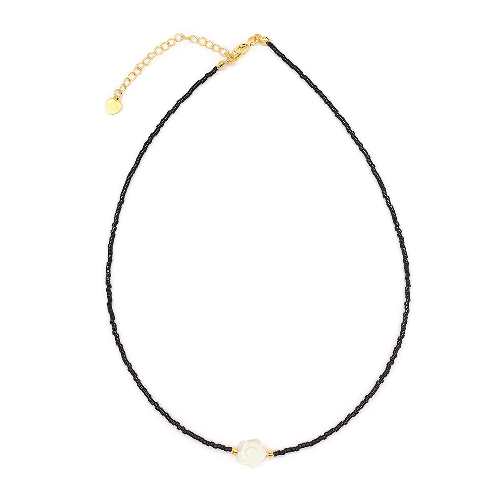 Custom Colorful Miyuki Beads Natural Shell Charms Necklace