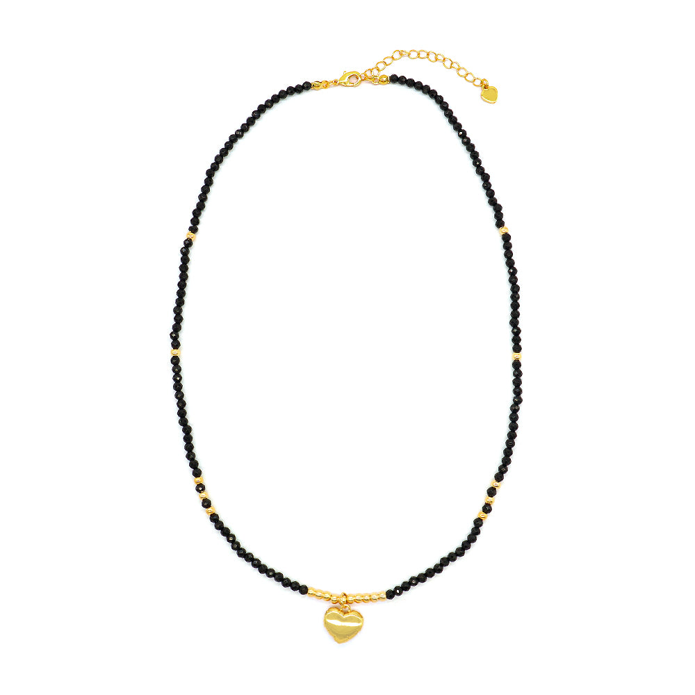 Handmade Custom Natural Stone Beads Jewelry Gold Plated Necklace