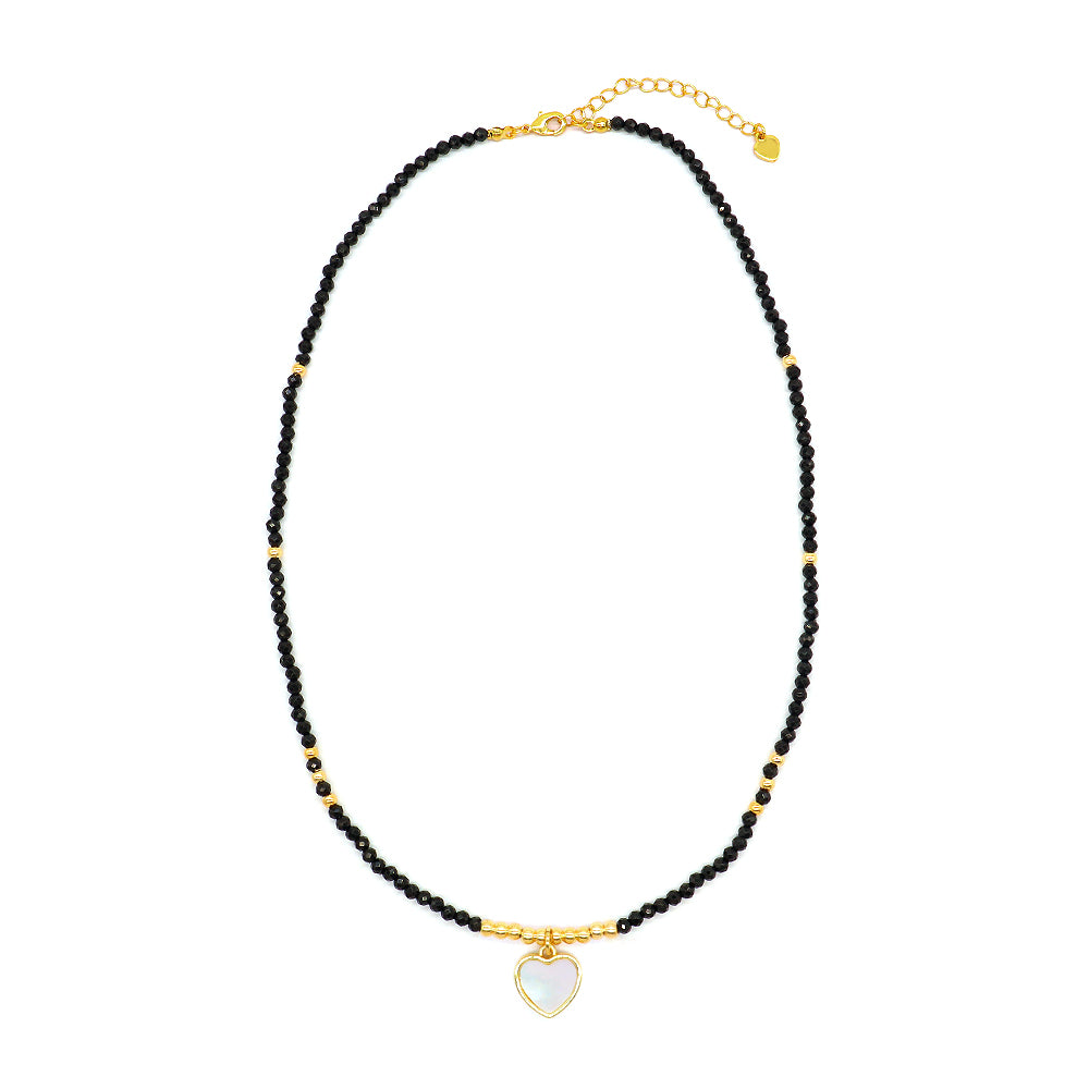 Handmade Custom Natural Stone Beads Jewelry Gold Plated Necklace