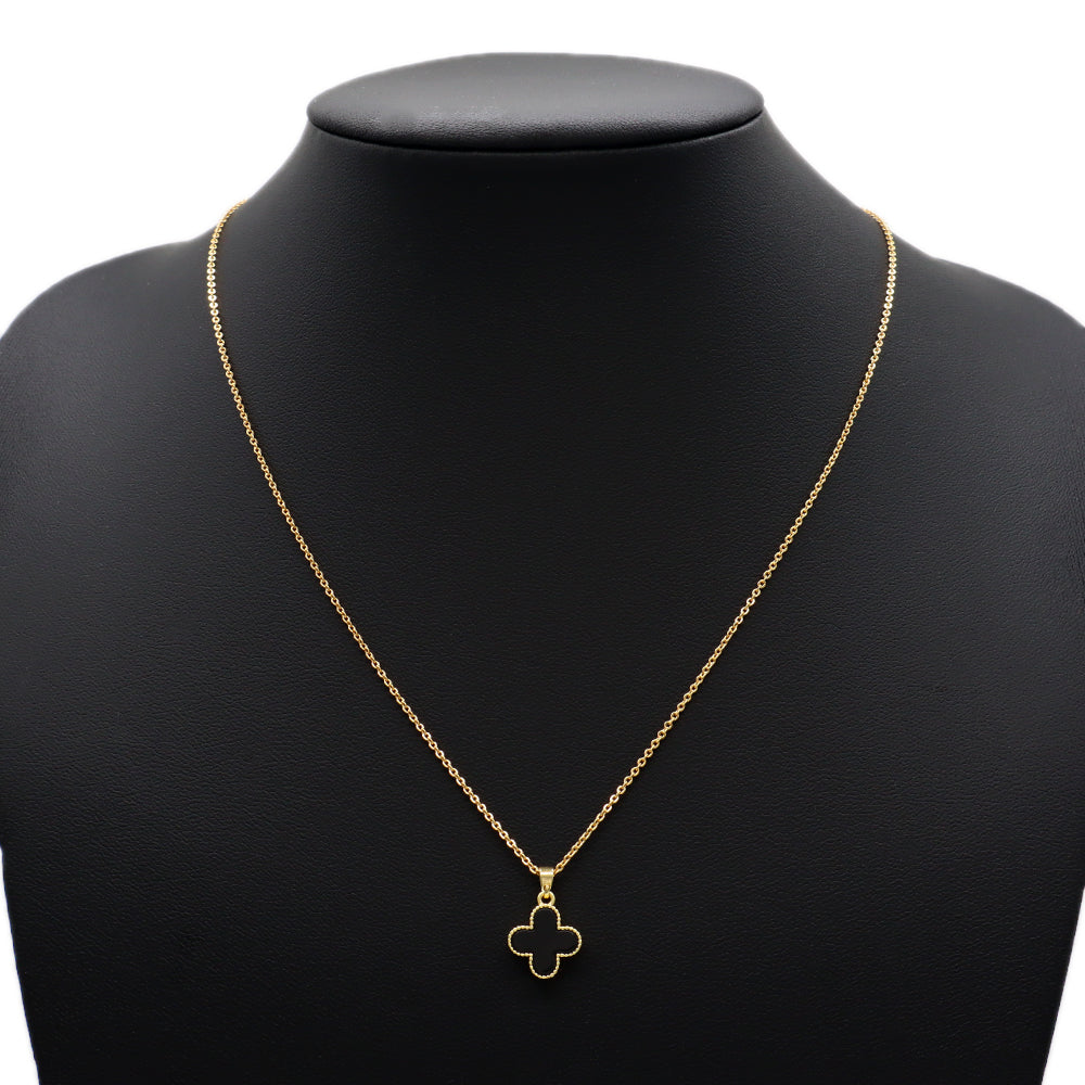 Handmade Custom Natural Stone Gold Plated Charm Necklace