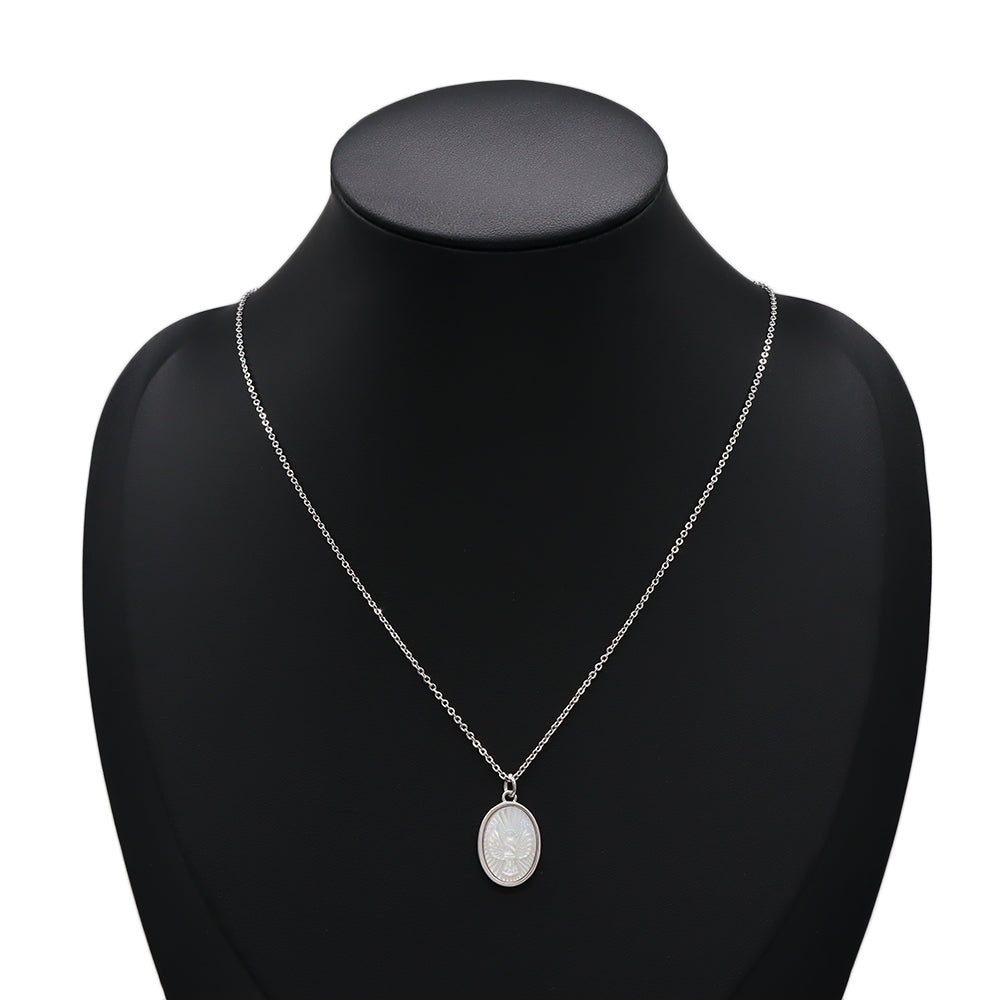 Handmade Custom Shell Pendant Necklace With 925 Sterling Silver