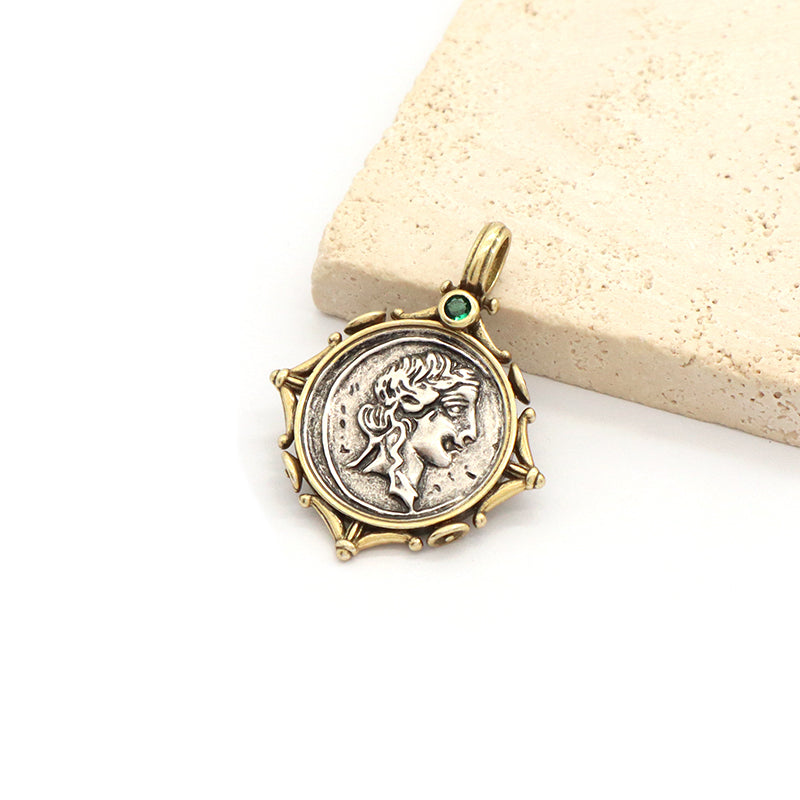 Custom New Design Manufacture Factory Wholesale Women Charm Accessories Jewelry Gold Plated Brass Pendant For Necklace Making