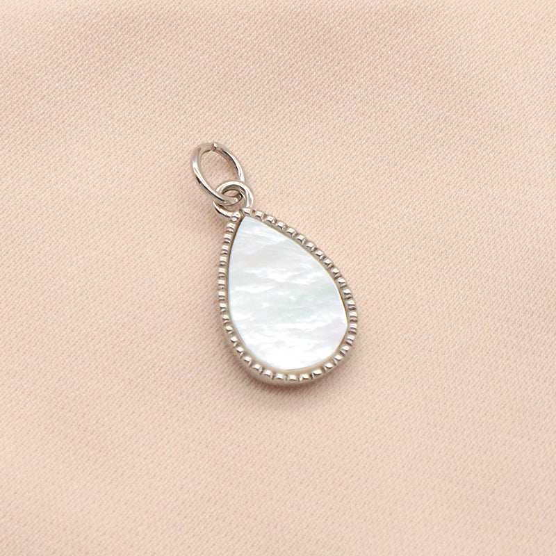 Newest Wholesale Custom Manufacture Factory Charm Women Gold Plated Waterdrop Shell Pendant For Jewelry Accessories