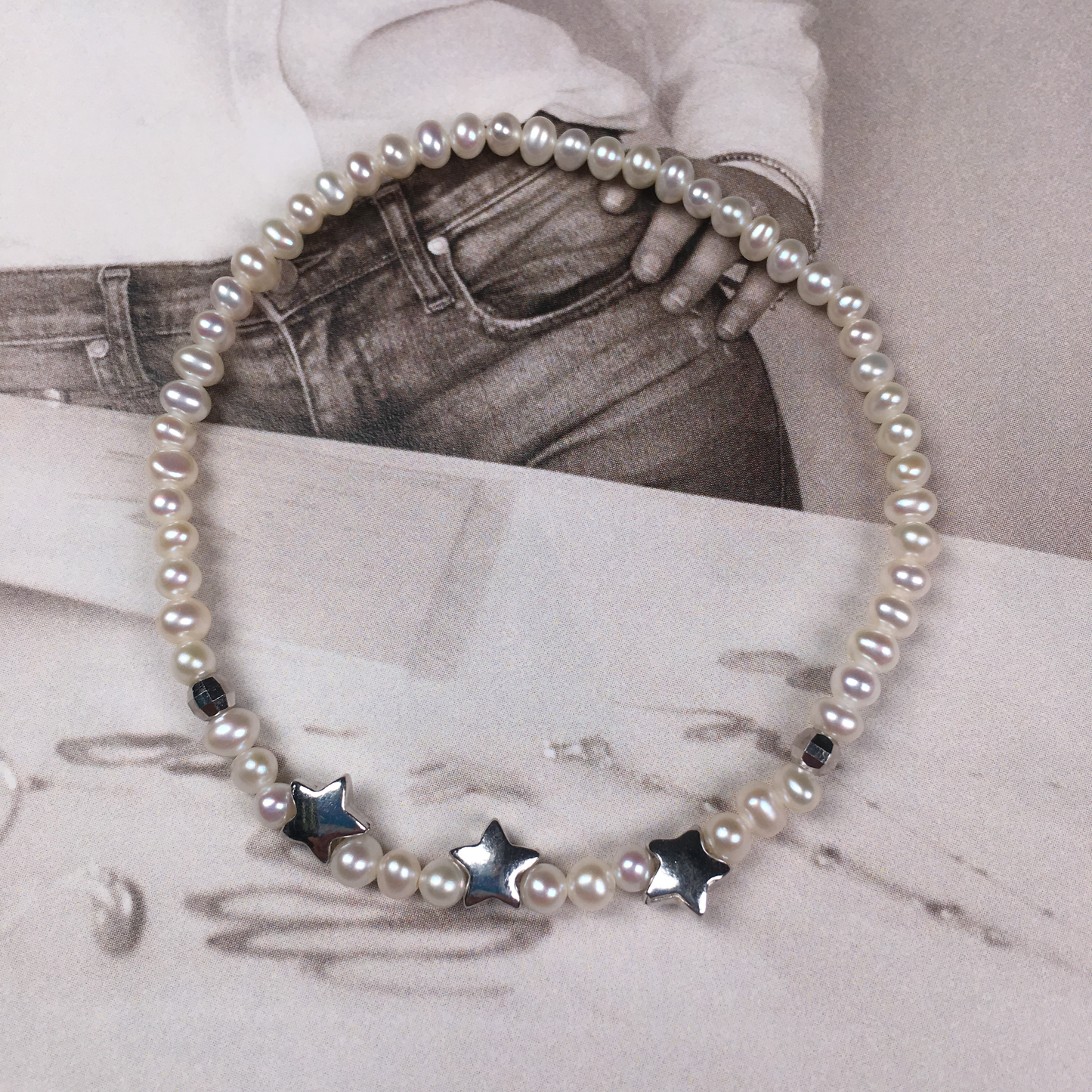 NEW gift friend very good quality fresh water pearl and silver beads bracelet with 925 silver charms bracelet for girl