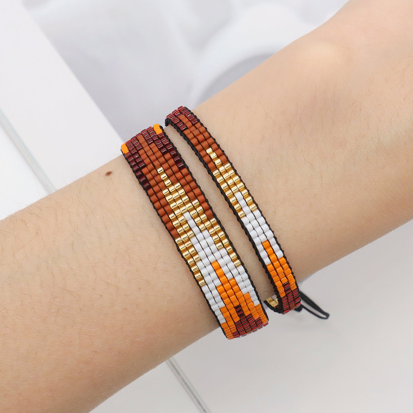 Fashion Design Custom String Miyuki Beads Bracelet Bangle Jewelry adjustable handmade Miyuki Bracelet for Teen Girl Women