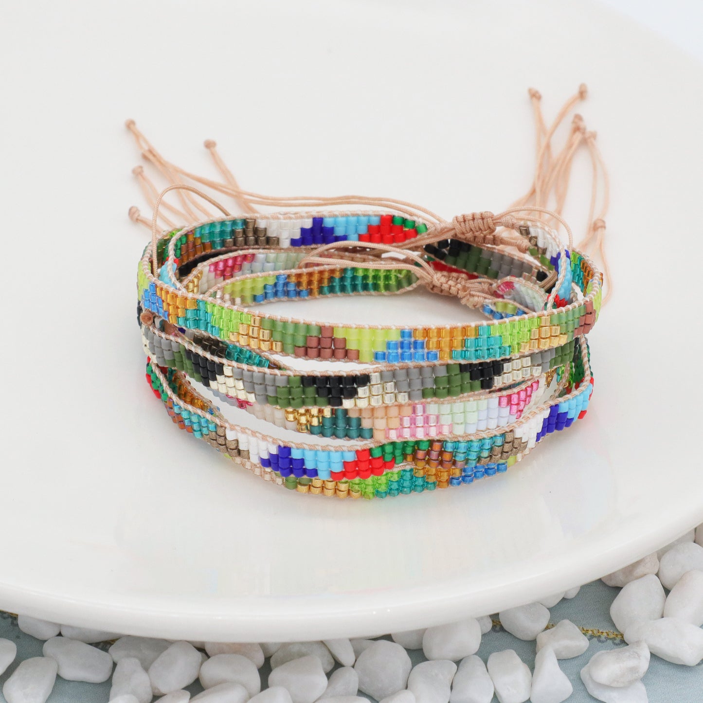 Popular Boho Jewelry Handmade Custom Miyuki bracelet bangle Fashion adjustable Woven Seed Bead Miyuki Bracelet for Women