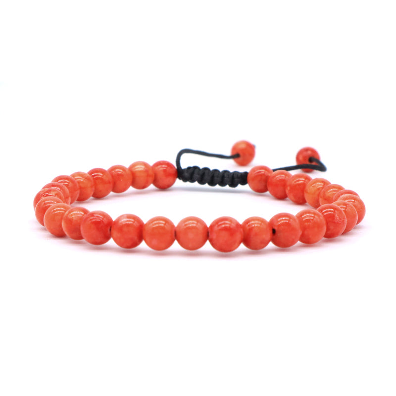New Arrival Custom Fashion Handmade 6mm Natural Colorful Jade Bead Adjustable Woven Braided Friendship Macrame Bracelet For Women
