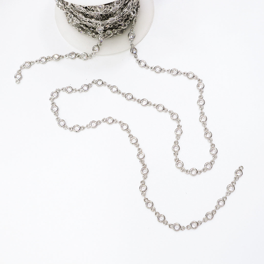 Wholesale Factory Bulk Roll chain Custom Women Gold plated fresh water pearl chain roll for Jewelry Making