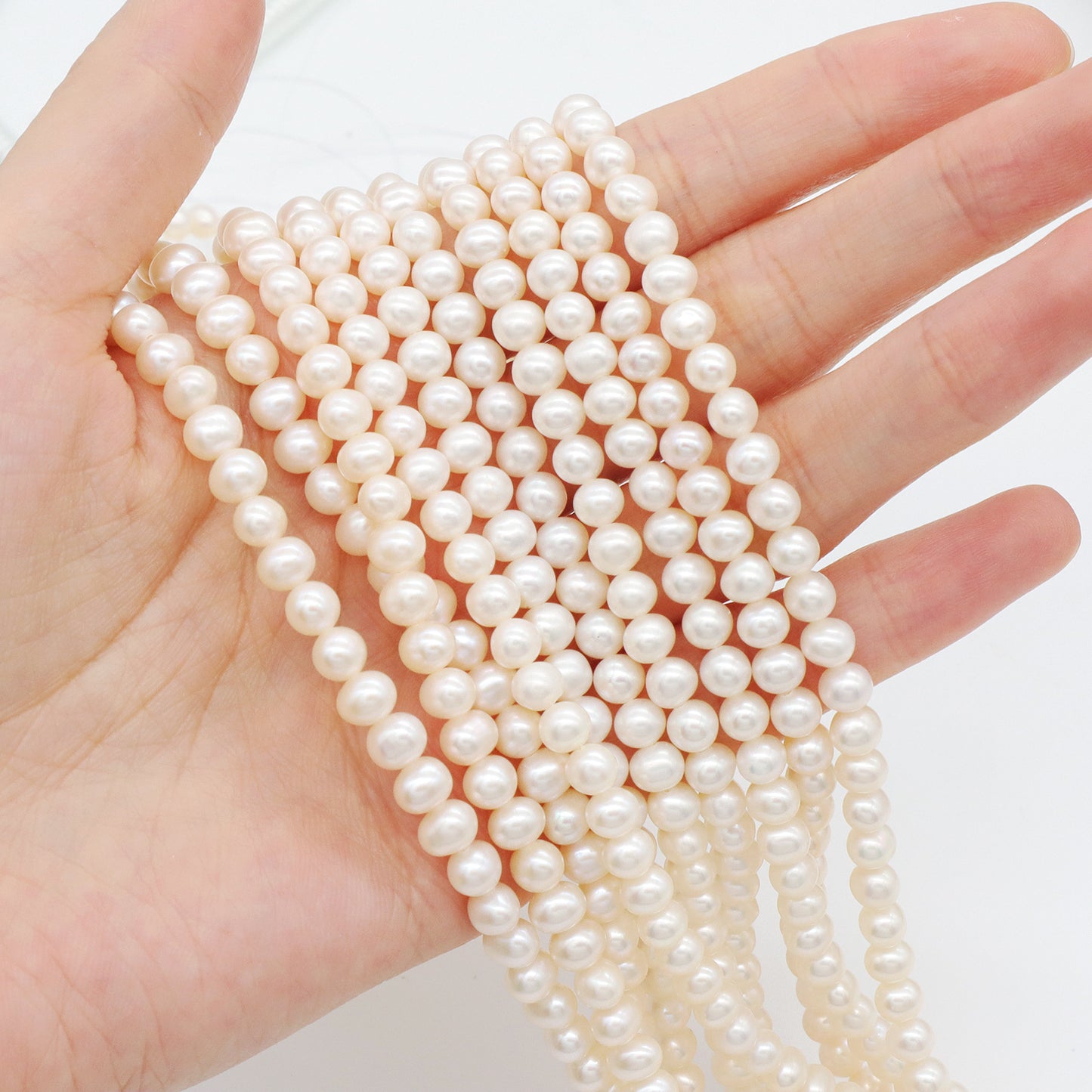 FACTORY OEM Manufacture Good quality 925 sterling silver fresh water pearl necklace
