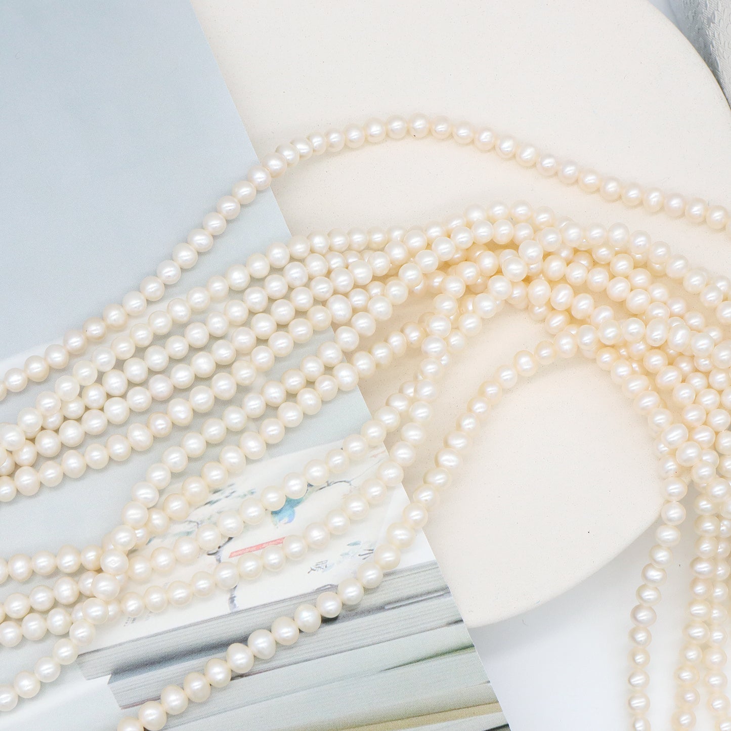 FACTORY OEM Manufacture Good quality 925 sterling silver fresh water pearl necklace