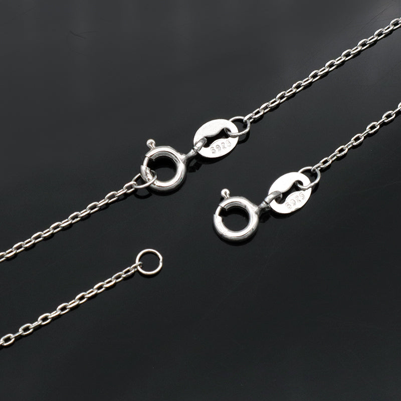 Wholesale OEM Factory Manufacture fashion women jewelry 925 sterling silver crystal charm necklace set Handmade DIY clay crysal pave beads pendant necklace
