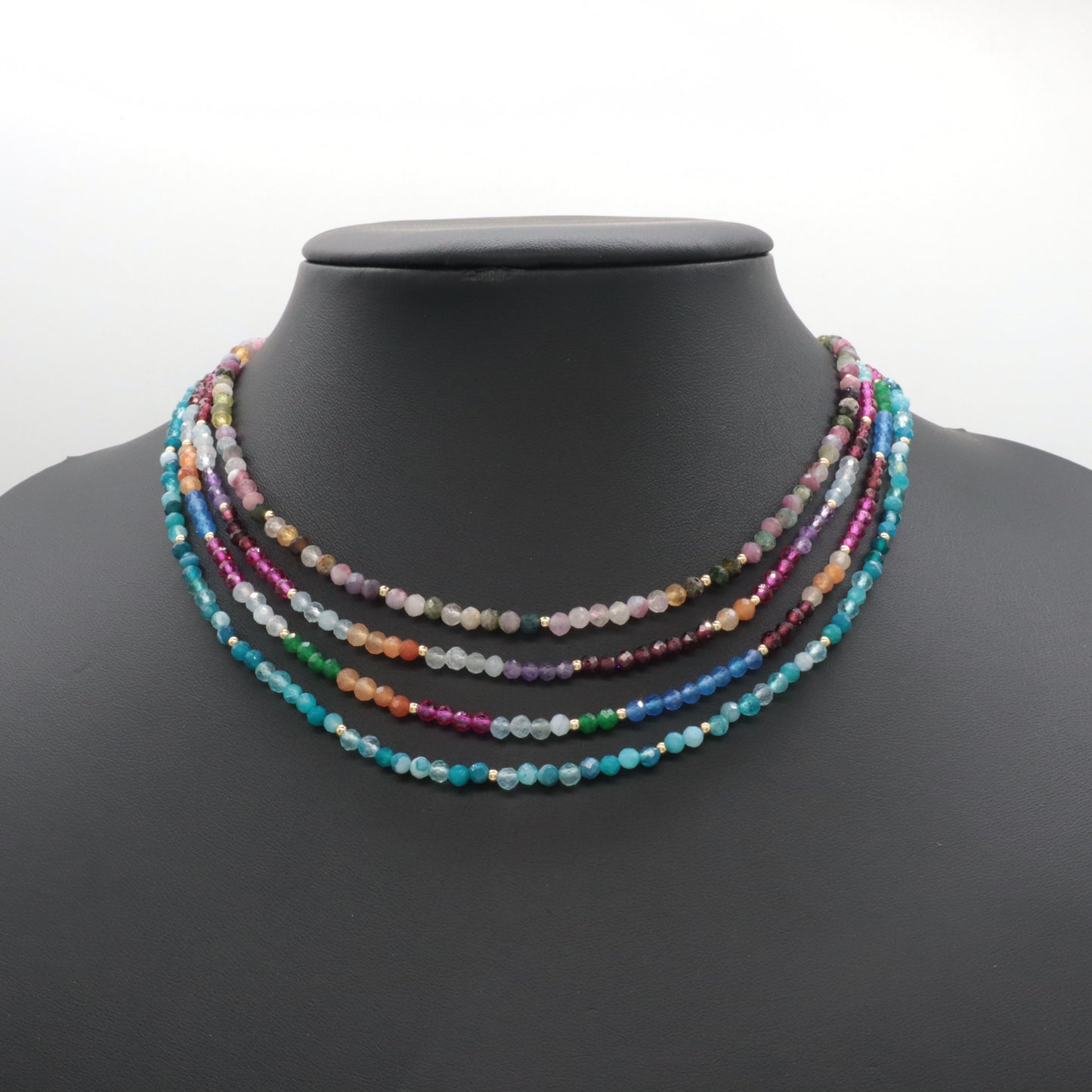Custom Quality Manufacture Factory Wholesale Adjustable 925 Sterling Silver Handmade Natural Stone Necklace For Women