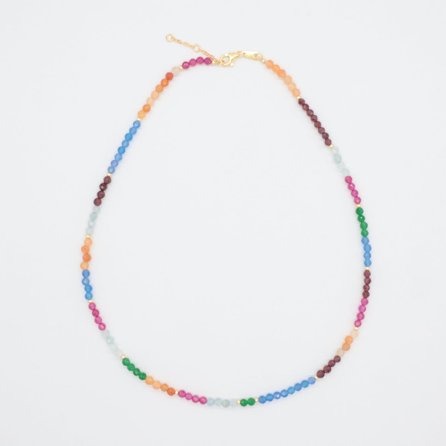 Custom Quality Manufacture Factory Wholesale Adjustable 925 Sterling Silver Handmade Natural Stone Necklace For Women