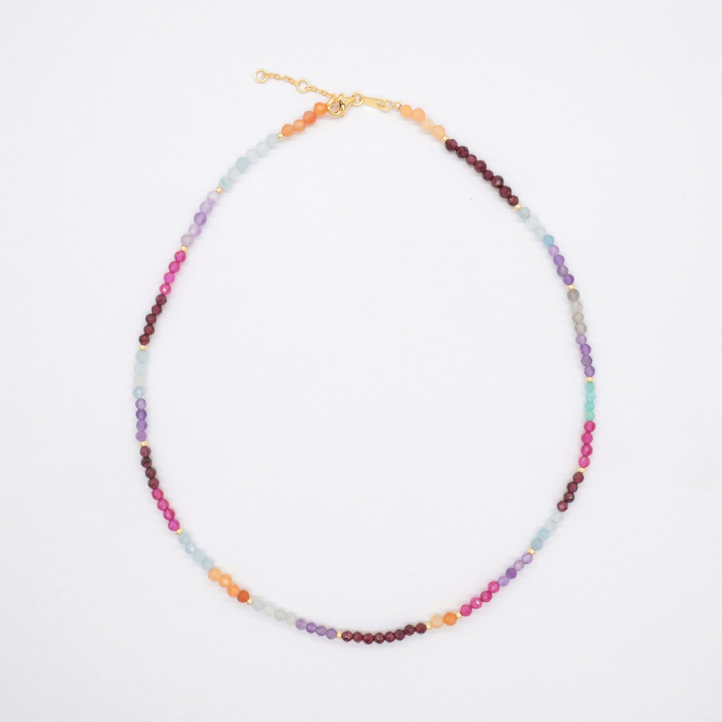 Custom Quality Manufacture Factory Wholesale Adjustable 925 Sterling Silver Handmade Natural Stone Necklace For Women