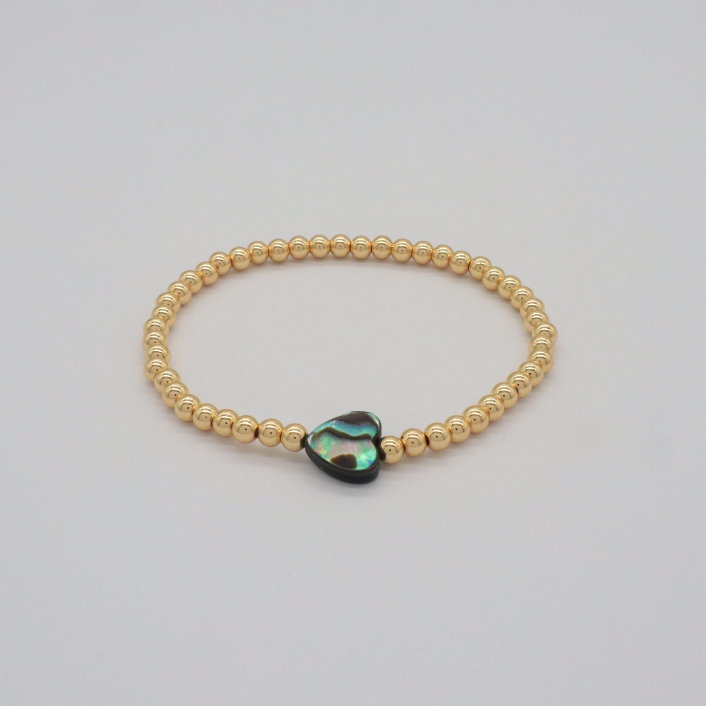 Wholesale Manufacture Newest Factory OEM Customized Handmade Fashionable 4mm Brass Bead Shell Charm Bracelet For Gift Women