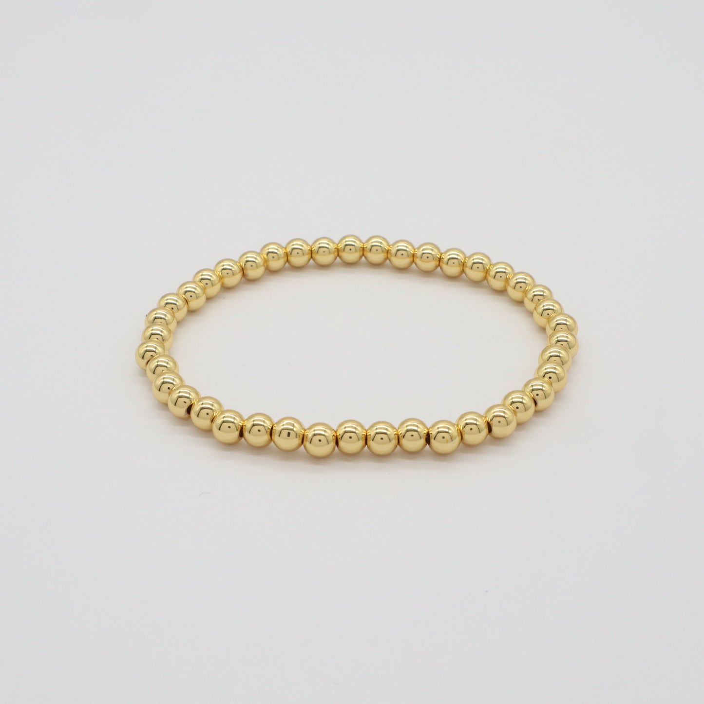 Wholesale Manufacture Newest Factory OEM Customized Handmade Fashionable 4mm Brass Bead Shell Charm Bracelet For Gift Women