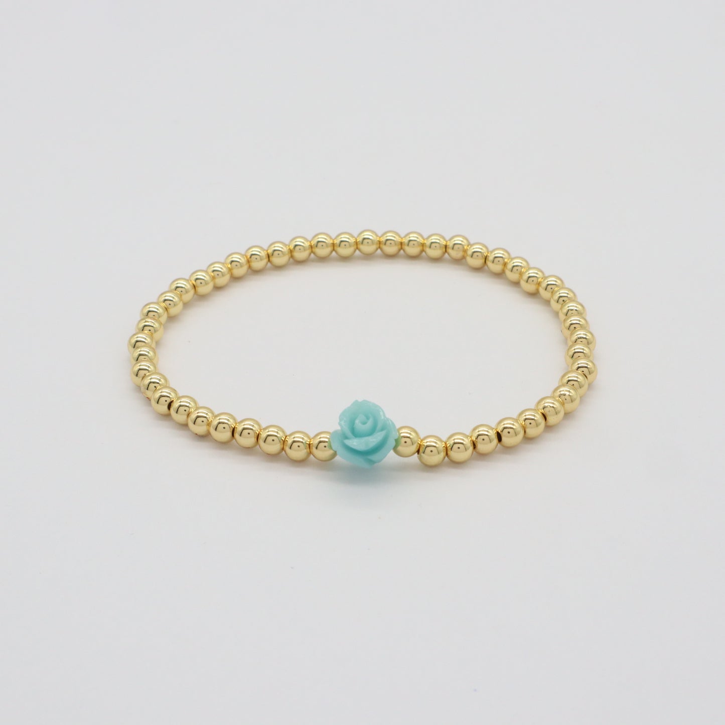 Newest Wholesale Manufacture Factory OEM Customized Handmade Fashionable 4mm Brass Bead Shell Charm Bracelet For Gift Women