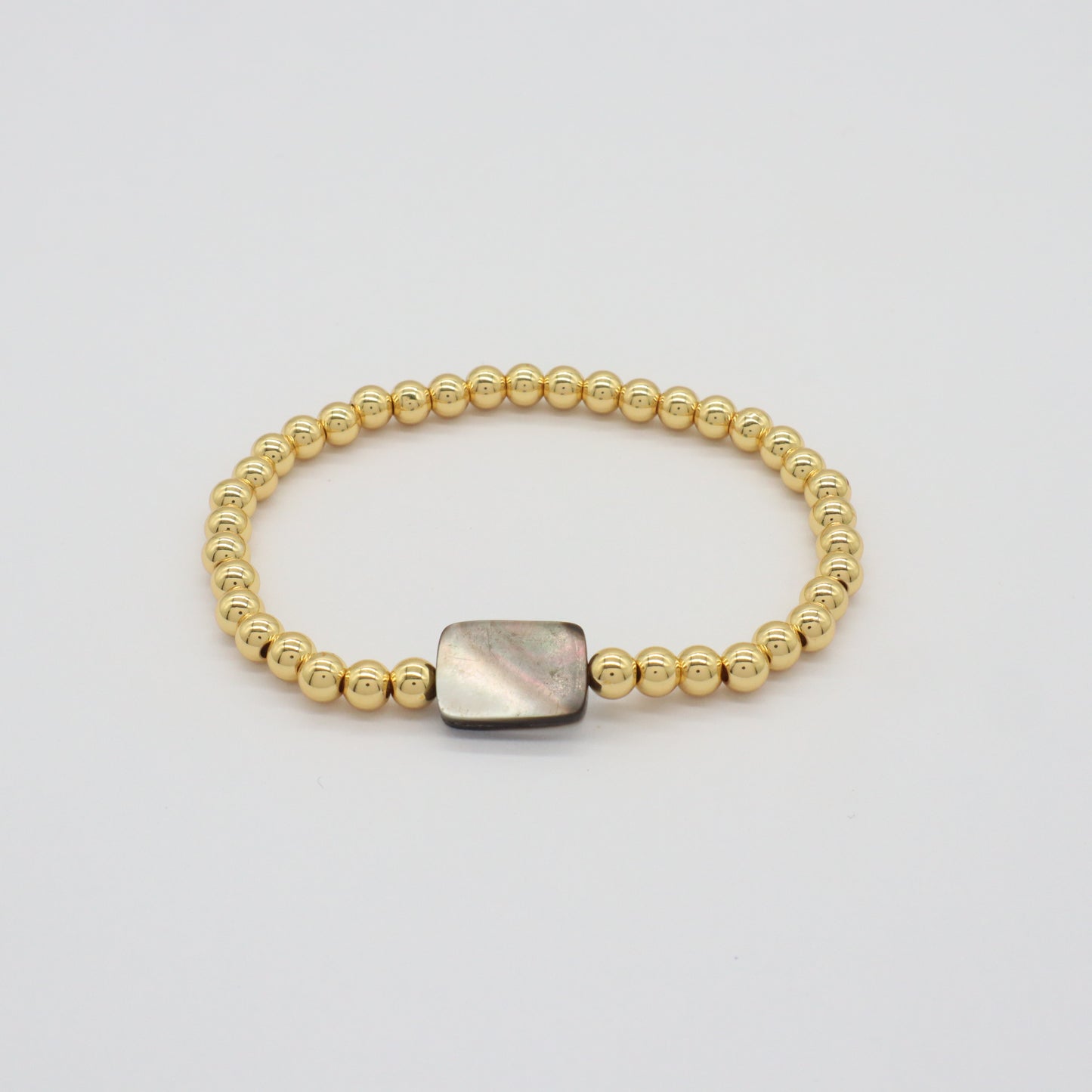 Factory Newest Wholesale Manufacture OEM Customized Handmade Fashionable Brass Bead Shell Charm Bracelet For Gift Women