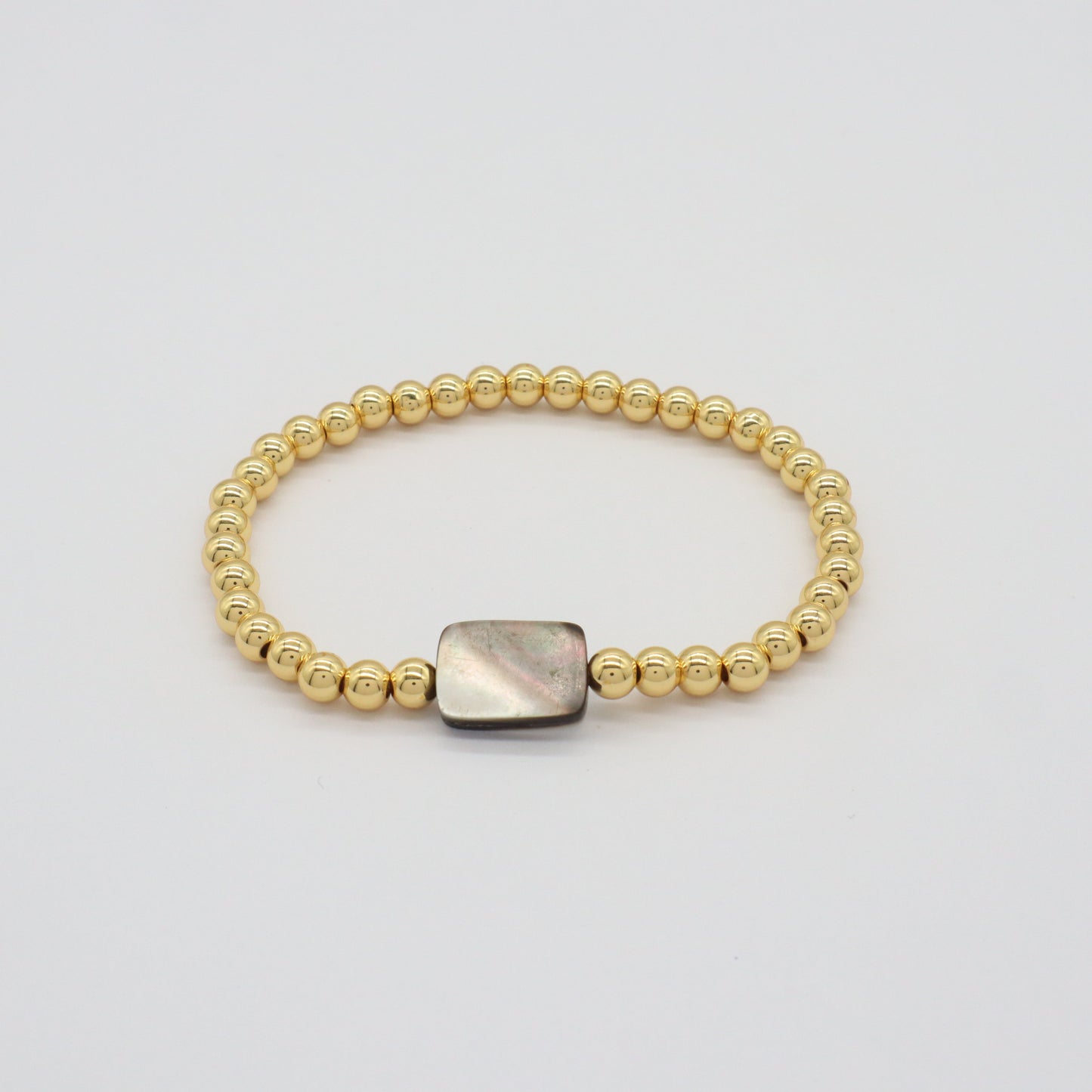 Factory Newest Wholesale Manufacture OEM Customized Handmade Fashionable Brass Bead Shell Charm Bracelet For Gift Women