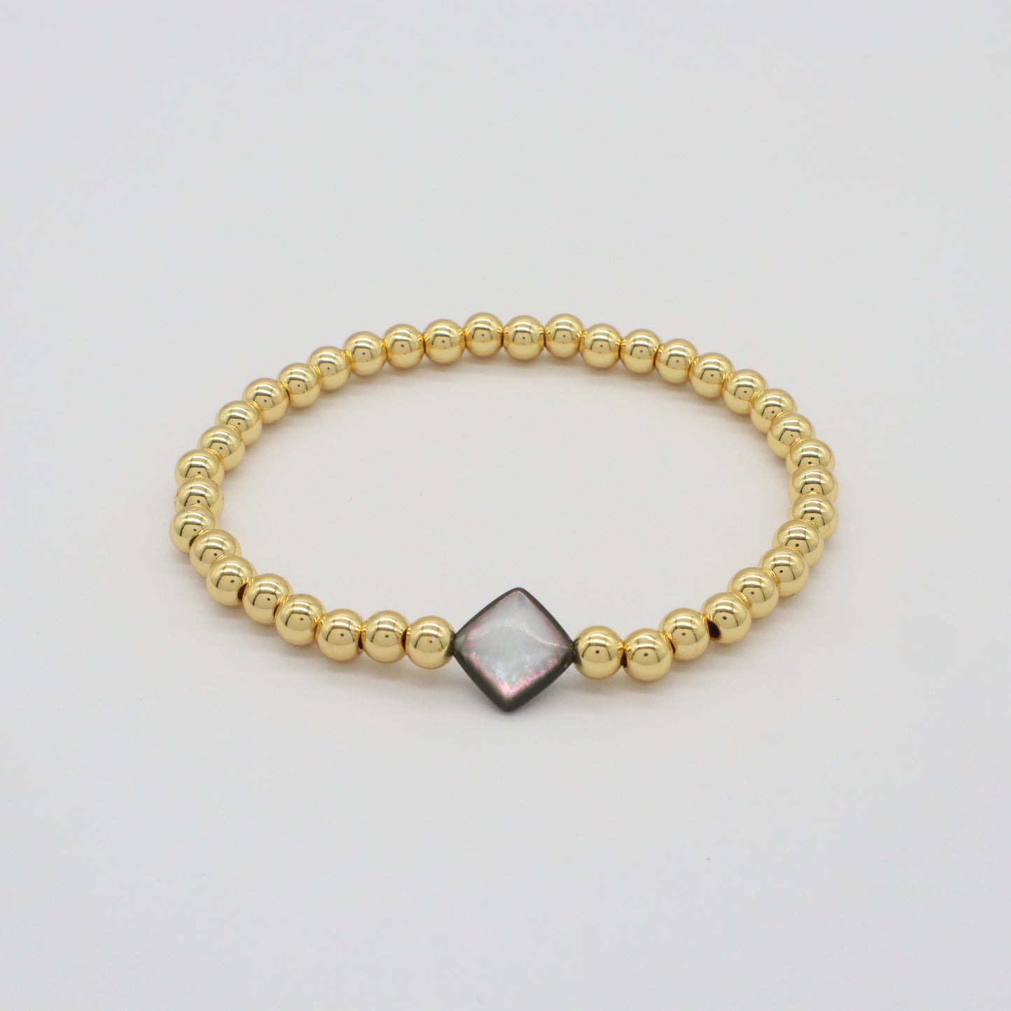Factory Newest Wholesale Manufacture OEM Customized Handmade Fashionable Brass Bead Shell Charm Bracelet For Gift Women