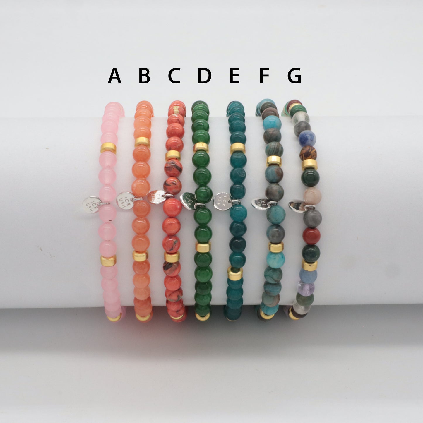 New Bulk Sale OEM Custom Handmade China Factory Fashion 925 Sterling Silver Bead Natural Stone Bracelet For Gift Women