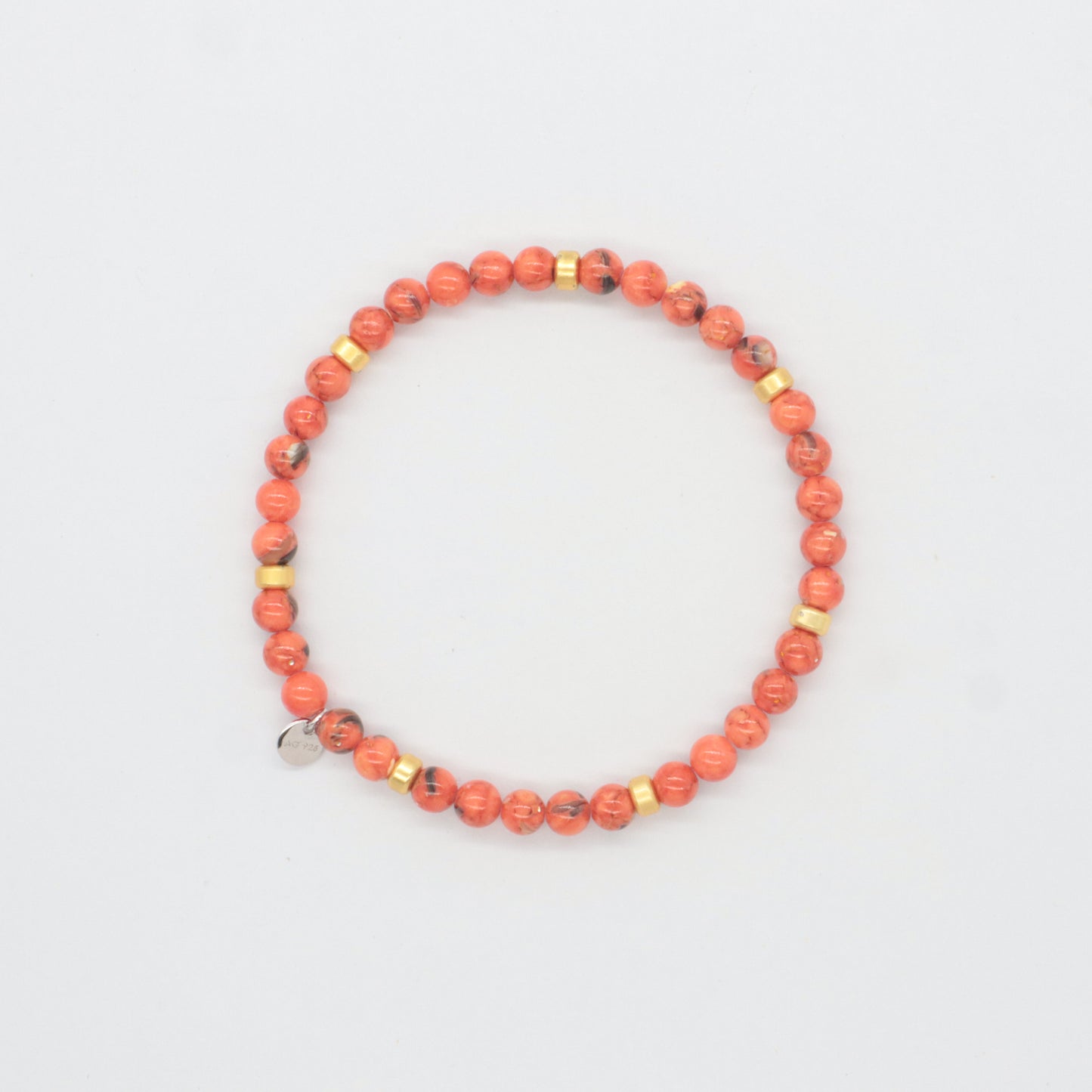 New Bulk Sale OEM Custom Handmade China Factory Fashion 925 Sterling Silver Bead Natural Stone Bracelet For Gift Women