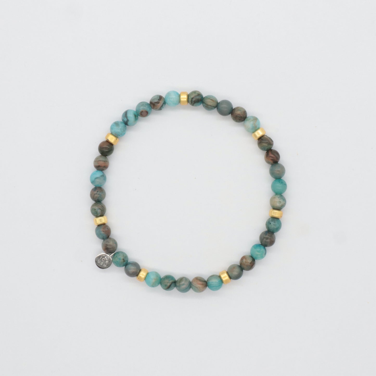 New Bulk Sale OEM Custom Handmade China Factory Fashion 925 Sterling Silver Bead Natural Stone Bracelet For Gift Women