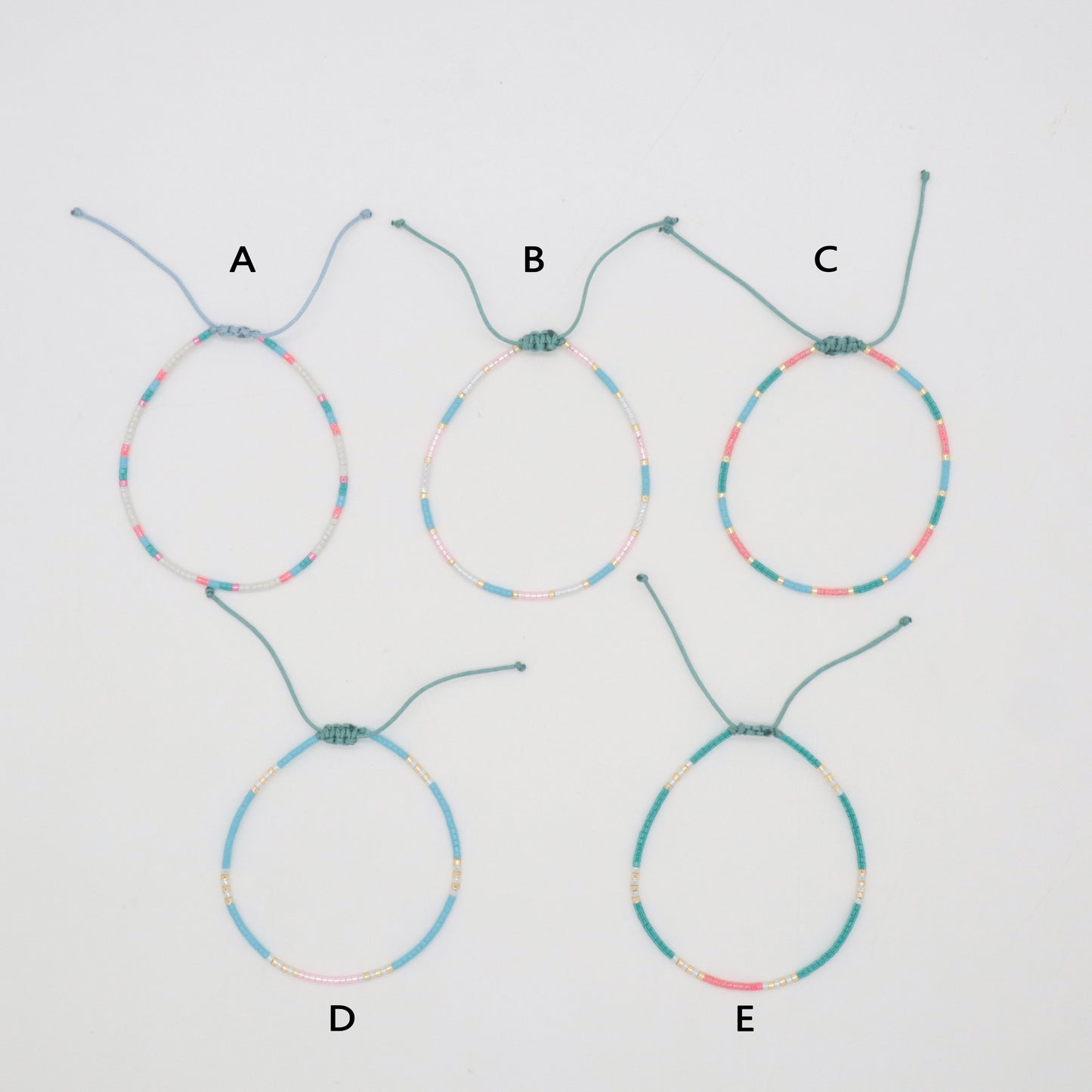 Hot Selling Custom Wholesales New Fashion Design Summer Girls Women Gifts Jewelry 16cm Adjustable Handmade Beads Bangle Miyuki Bracelet