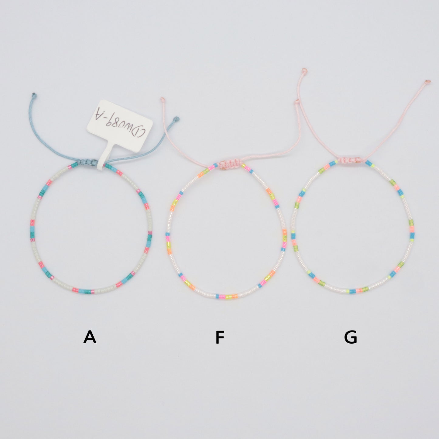 Hot Selling Custom Wholesales New Fashion Design Summer Girls Women Gifts Jewelry 16cm Adjustable Handmade Beads Bangle Miyuki Bracelet