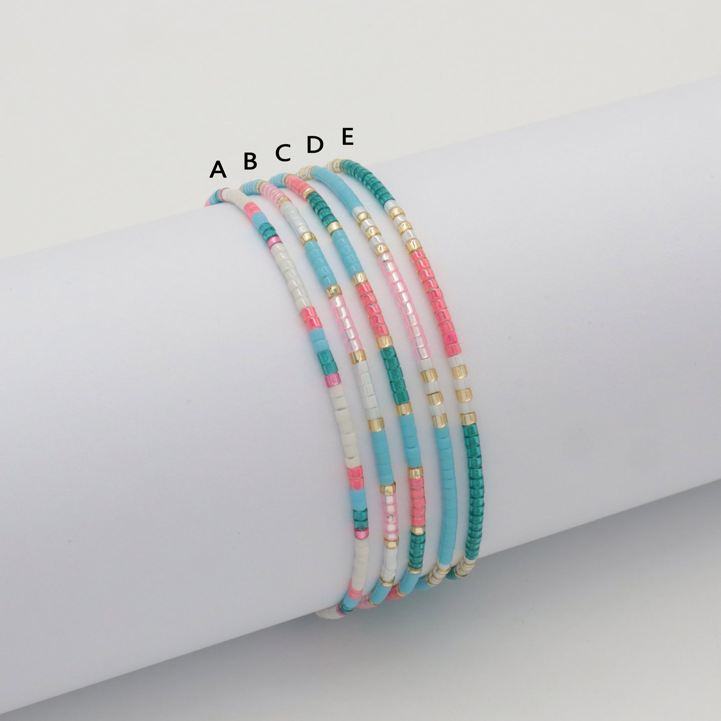 Hot Selling Custom Wholesales New Fashion Design Summer Girls Women Gifts Jewelry 16cm Adjustable Handmade Beads Bangle Miyuki Bracelet