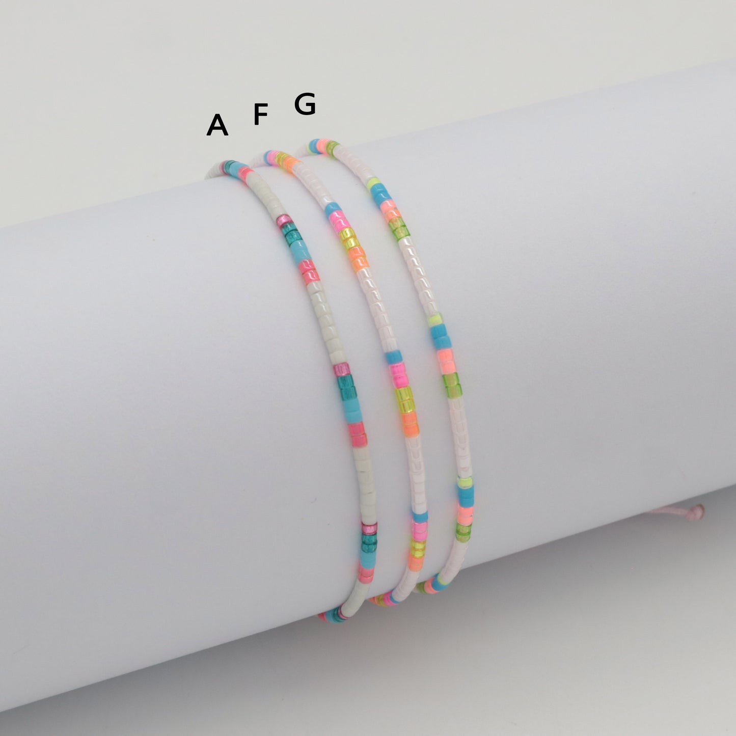 Hot Selling Custom Wholesales New Fashion Design Summer Girls Women Gifts Jewelry 16cm Adjustable Handmade Beads Bangle Miyuki Bracelet