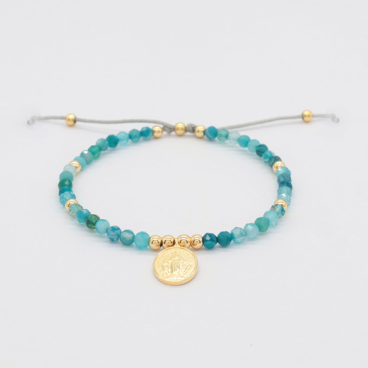 Newest Wholesale Custom Handmade China Factory Fashion 925 Sterling Silver Pendant Natural Stone Bracelet For Gift Women