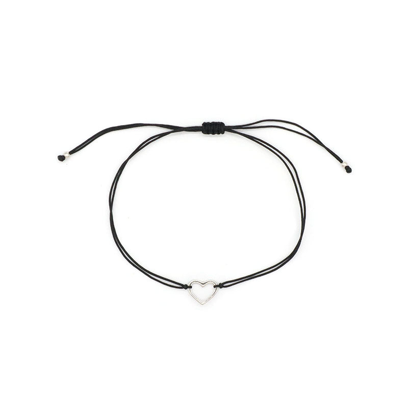 Wholesale Friendship gift cross star moon bear butterfly gold plating adjustable handmade 925 sterling silver charm bracelets