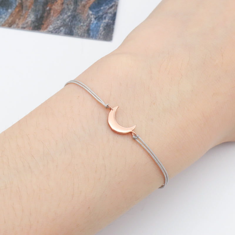 Custom Wholesale Baby Girl Women Moon Heart Anchor Keys Butterfly 925 Sterling Silver Small Charm Bracelets