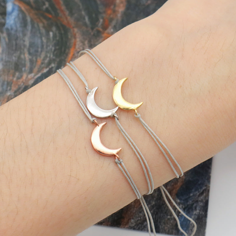 Custom Wholesale Baby Girl Women Moon Heart Anchor Keys Butterfly 925 Sterling Silver Small Charm Bracelets