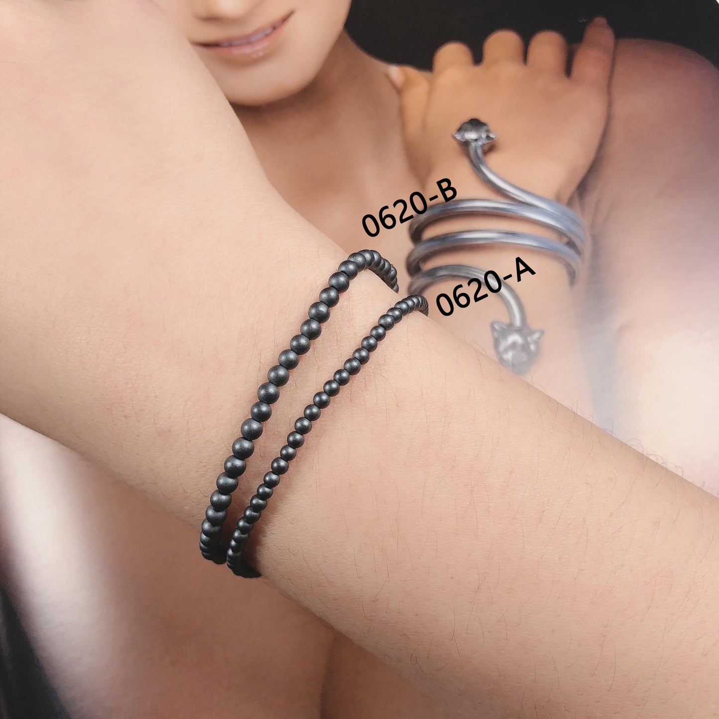 Hot Selling Wholesale & Retail Low MOQ Competitive Price Bracelet Original Color Matt Finished Hematite Beads Bracelet For Men