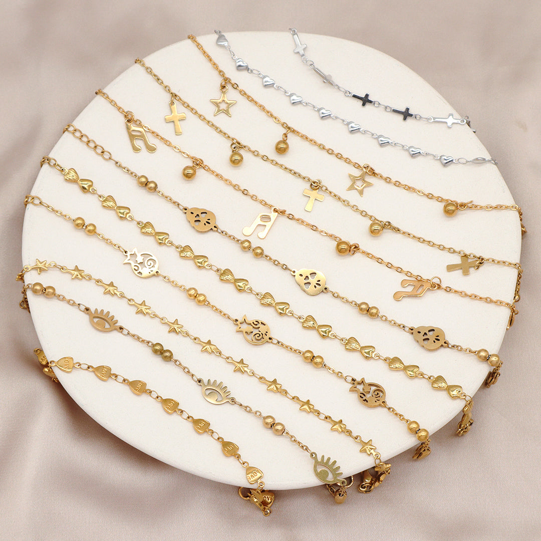 Handmade Customizable stainless steel bracelet