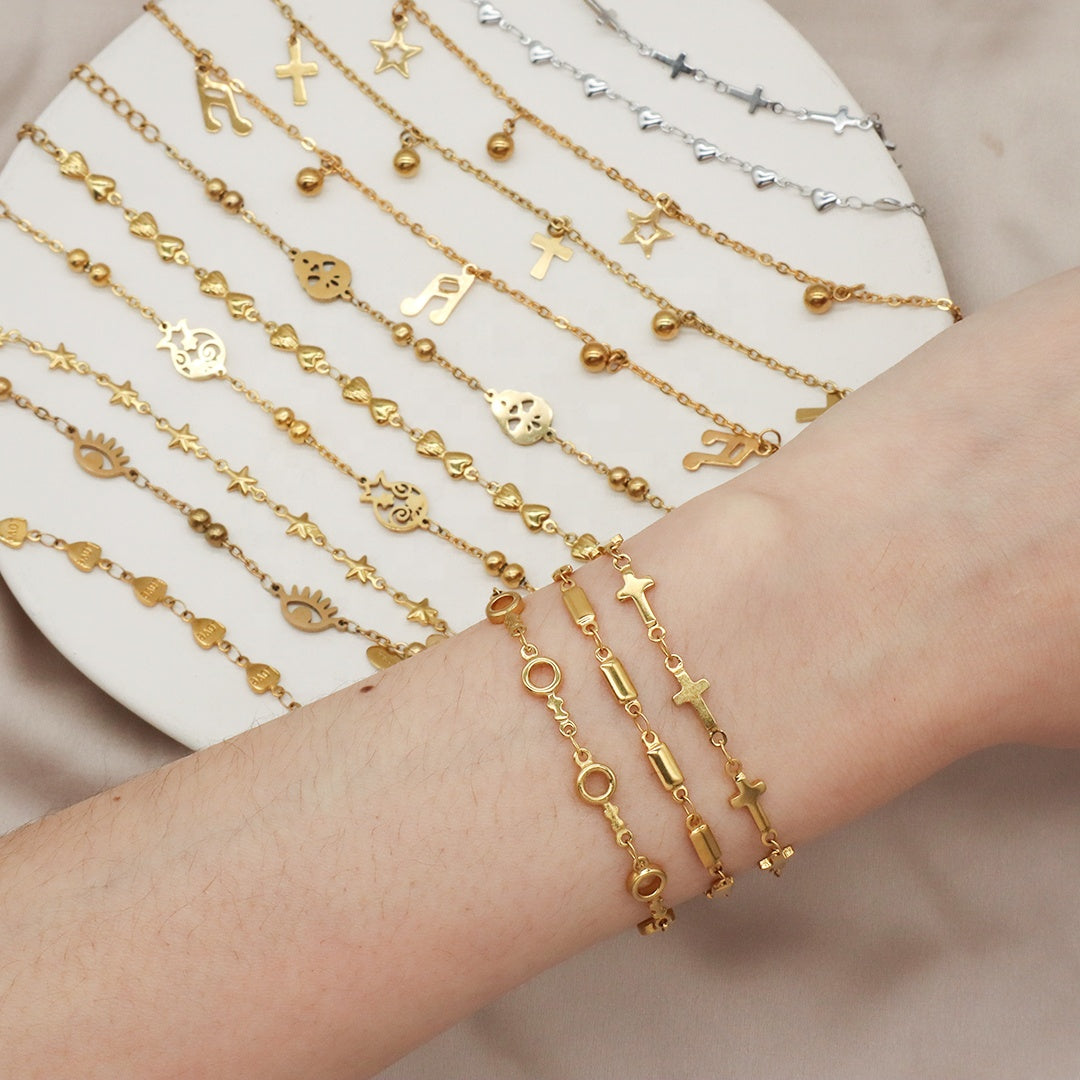 Handmade Customizable stainless steel bracelet