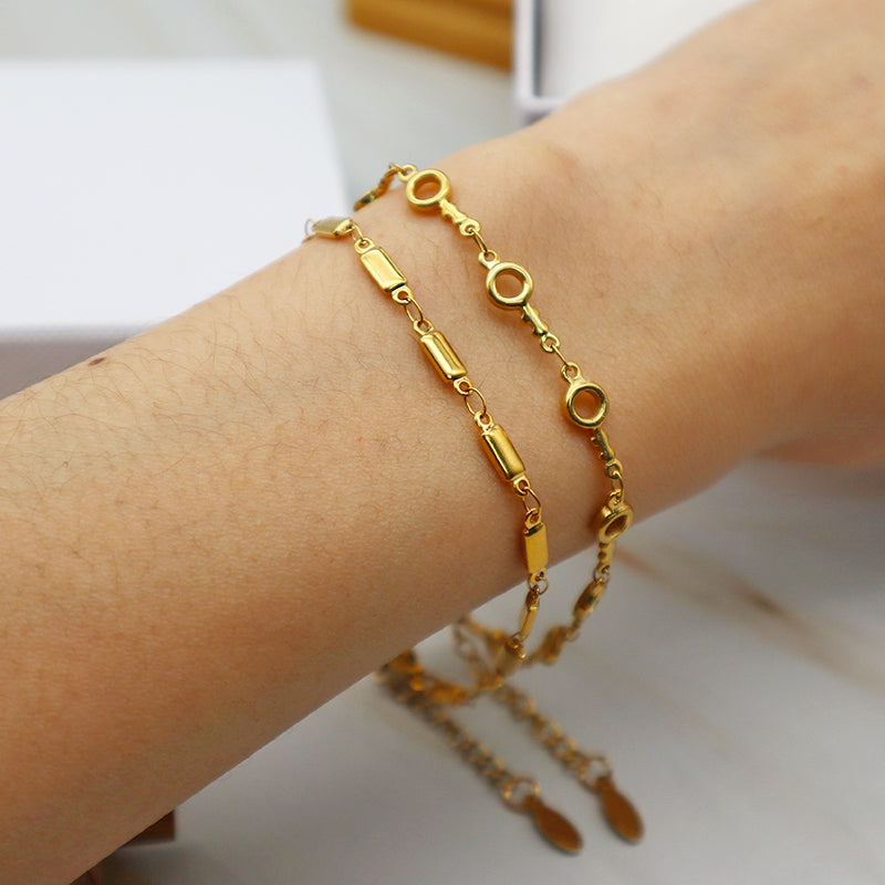 Handmade Customizable stainless steel bracelet