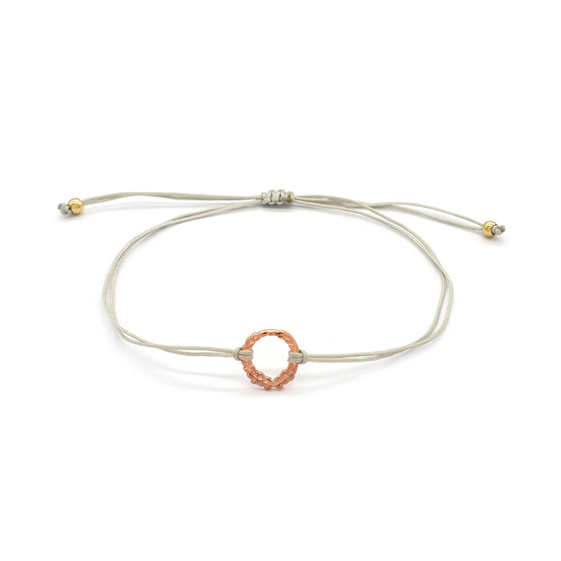 Custom Trendy Woman Girl Jewelry Rose-gold Plating Star Plane Circle Bear Adjustable 925 Sterling Silver Small Charms  Bracelets