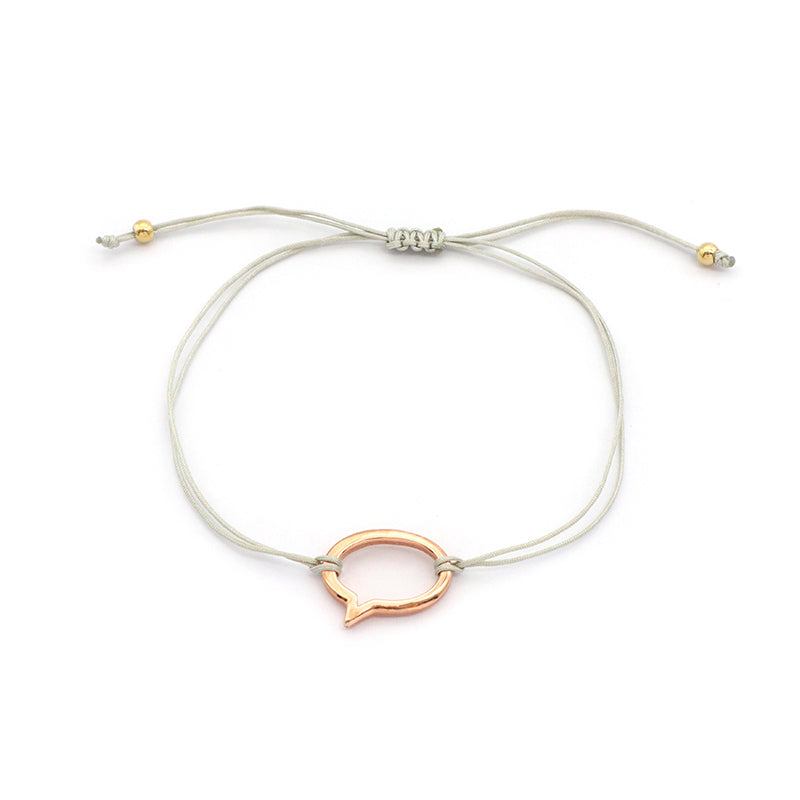 Custom Trendy Woman Girl Jewelry Rose-gold Plating Star Plane Circle Bear Adjustable 925 Sterling Silver Small Charms  Bracelets