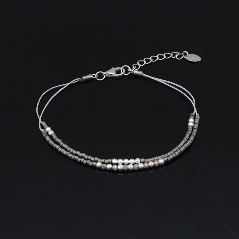 Miyuki Vintage Beads Double Laminar Beaded Bracelet Fashion Ladies Multi Color Handmade Miyuki Beads Bracelet Jewelry