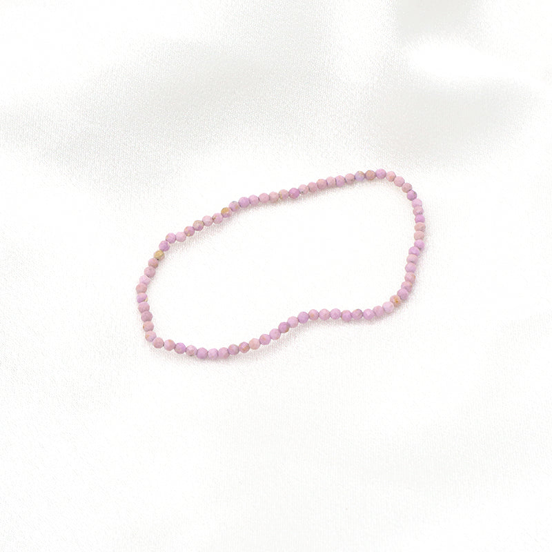 Wholesale Handmade Women Girls Kids OEM Purple Pink Blue Various Natural Stone Bracelets Bangle Jewelry Custom Bead Bracelet