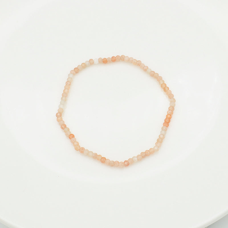 Wholesale Handmade Women Girls Kids OEM Purple Pink Blue Various Natural Stone Bracelets Bangle Jewelry Custom Bead Bracelet