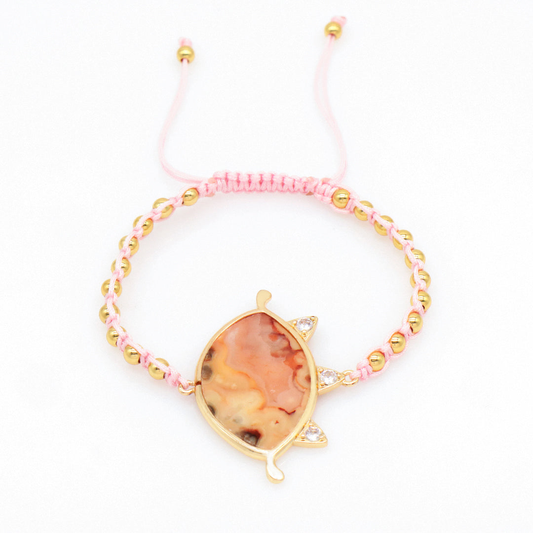 Handmade Natural Stone Bracelet Necklace Valentine Day Gift set Jewelry Wholesale OEM Customized Factory Manufacture Jewelry Set